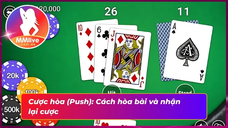 Cược hòa: Kết quả hòa giúp bạn nhận lại số tiền cược ban đầu mà không mất đi.